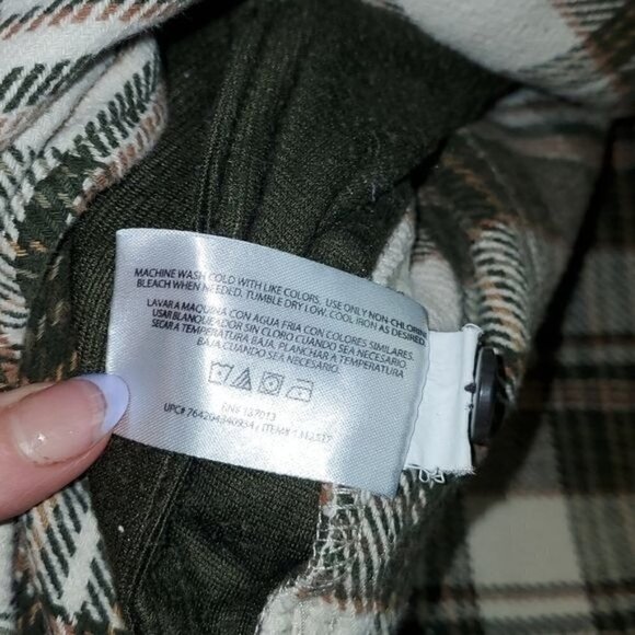 Orvis Plaid Casual Button Down LS Pocketed Heavy Sz XL Shacket Jacket Shirt - Picture 5 of 14